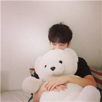 男士侧脸黑白头像7