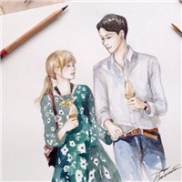 玩游戏简笔画儿童画7
