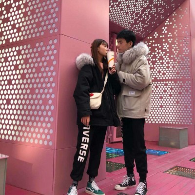 美女头像黑白冷酷背影3